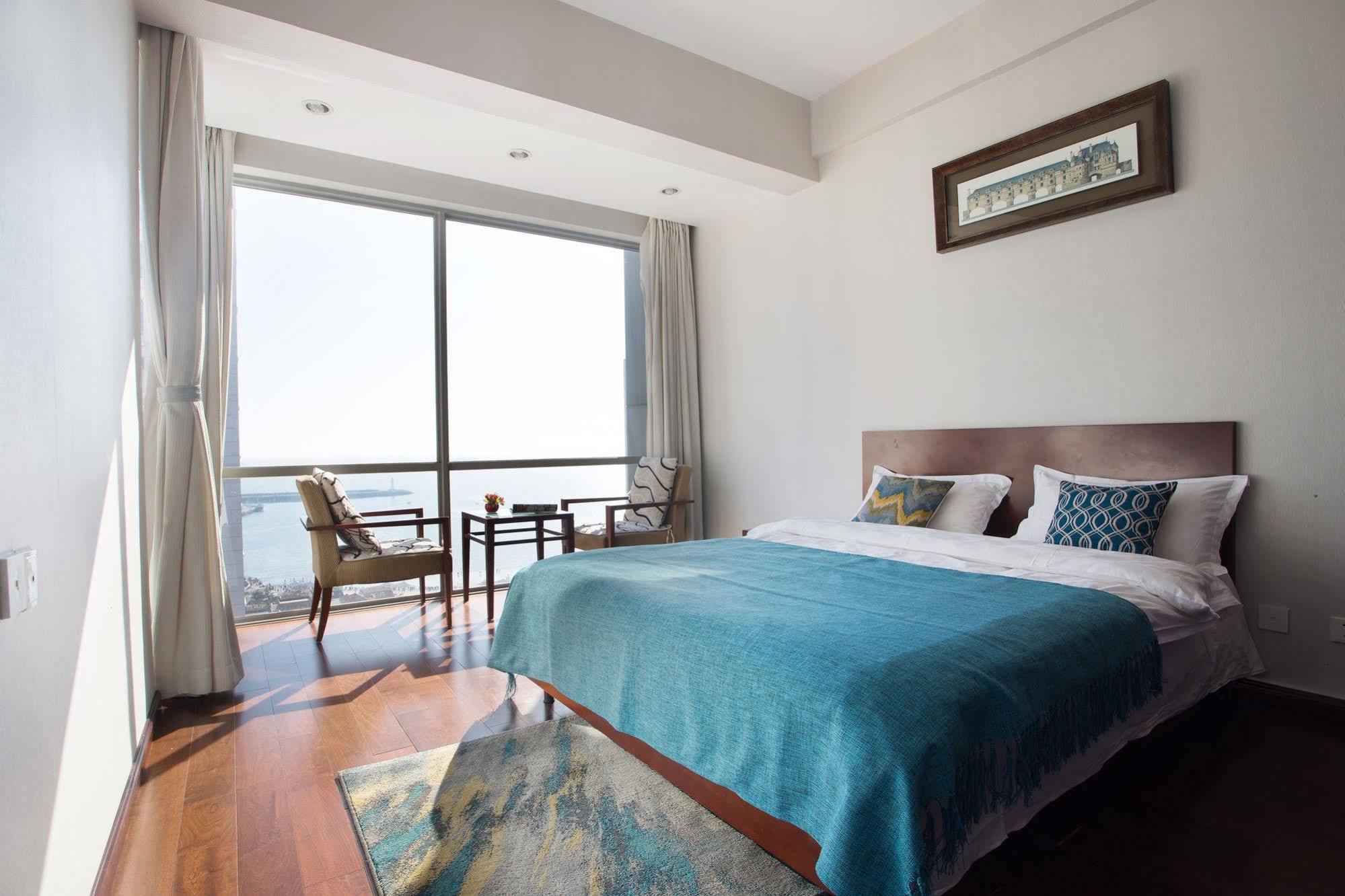 Qingdao Jinshan We+ Holiday Apartment Esterno foto